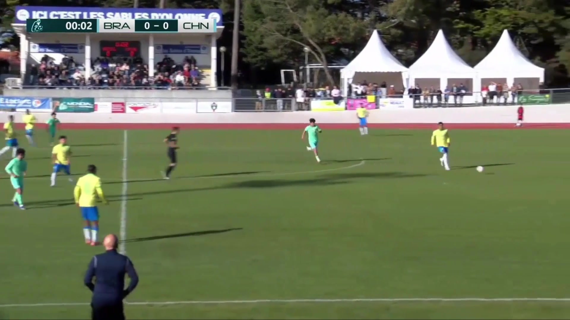 集錦蒙太古杯-李家進超遠吊射造險 U16國足0-1巴西