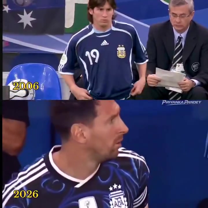 一段跨越20年的藍(lán)白傳奇2006年和2026年國家隊(duì)梅西同框